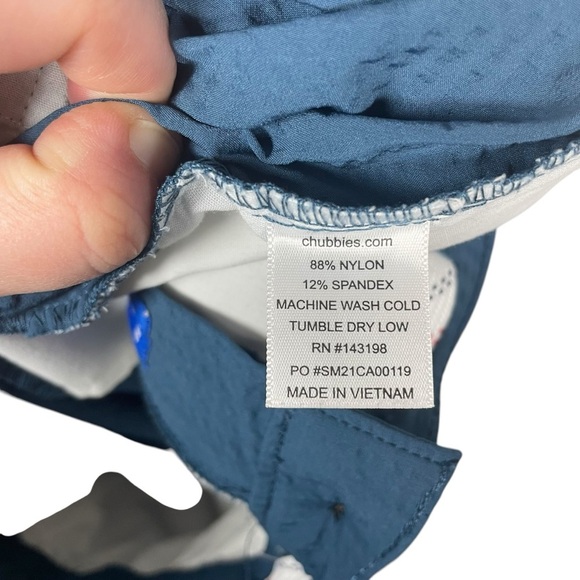 NWOT Chubbies Everywear Performance Short New Avenues 6’’ Navy Blue Size XXL - Picture 14 of 16